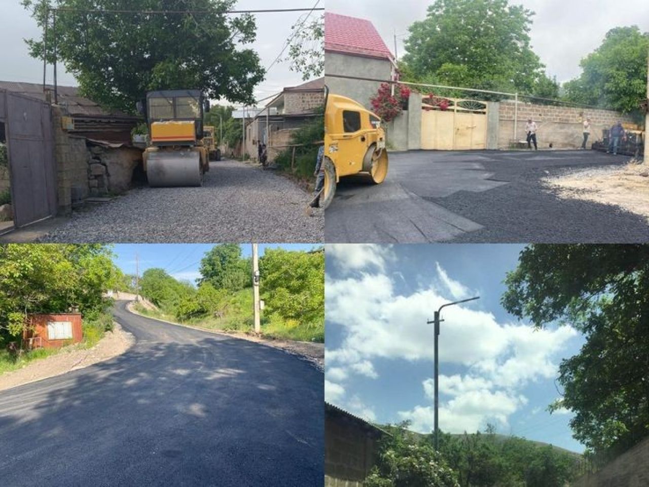 Գառնիում կապիտալ ասֆալտապատվում են ներհամայնքային ճանապարհներ, լուսավորվում են փողոցներ