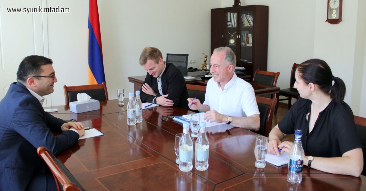 Սյունիքի մարզպետարանում կայացել է հանդիպում «Կոնրադ Ադենաուեր» հիմնադրամի ներկայացուցիչների հետ