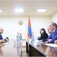 Ռոբերտ Խաչատրյանն ու Հունգարիայի դեսպանը քննարկել են փոխգործակցության հնարավորությունները