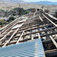 Արարատ քաղաքում նորոգվում են շենքերի տանիքները