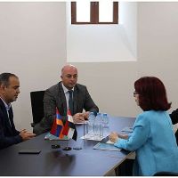 Զարեհ Սինանյանն ու Սիրիայի դեսպանը քննարկել են աջակցության ծրագրերի շարունակման հարցերը
