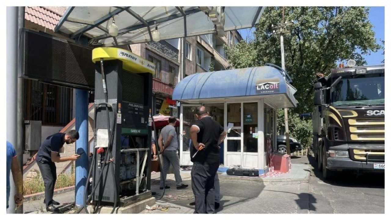 Արաբկիրի Գյուլբենկյան 43/1 հասցեում գտնվող բենզալցակայանը ապամոնտաժվել է