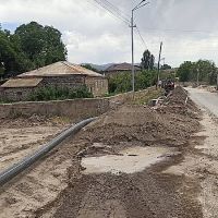 Ձորագյուղում կառուցվում է խմելու ջրատարի ներքին ցանց