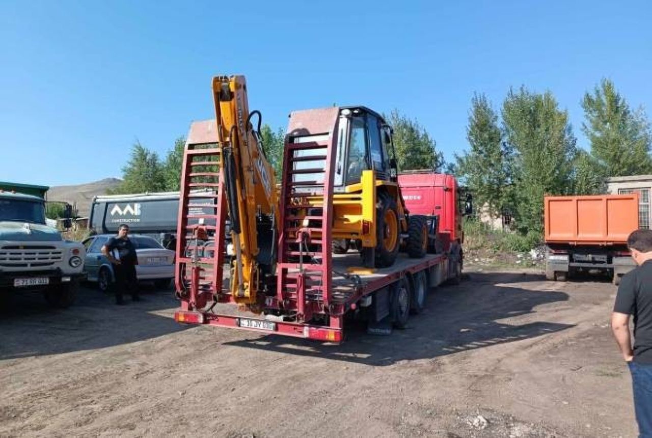 Սևան համայնքը ձեռք է բերել JCB մակնիշի բուլդոզեր