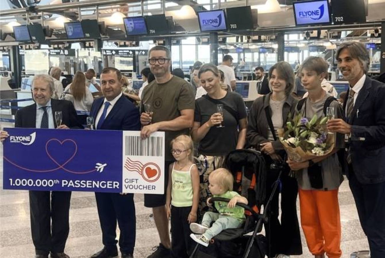 Միլանի միջազգային օդանավակայանում Flyone Armenia-ն տոնեց ուղևորափոխադրումների թվով մեկ միլիոնը գերազանցելու իրադարձությունը