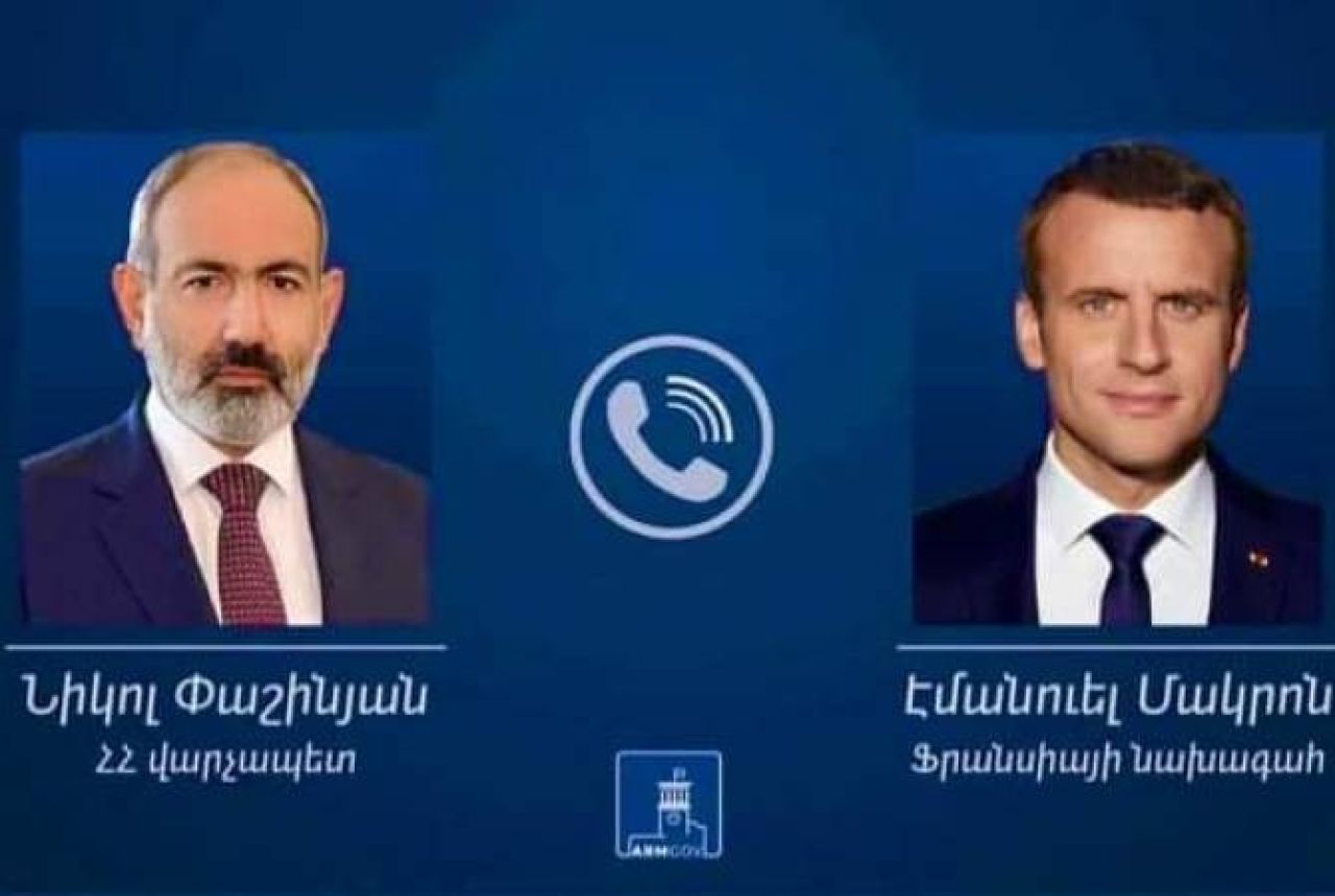 Փաշինյանն ու Մակրոնը քննարկել են իրավիճակը ԼՂ-ում