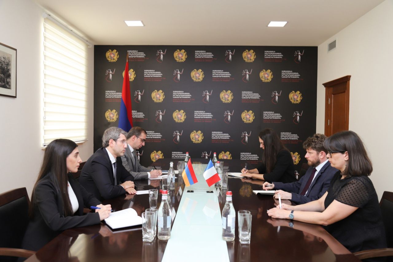 Արդարադատության նախարարն ու Ֆրանսիայի դեսպանը քննարկել են Հռոմի ստատուտի վավերացման գործընթացում համագործակցությունը