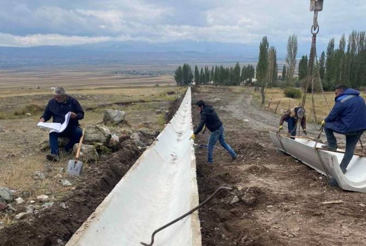 Արփունքում կառուցվում է ոռոգման ջրատար