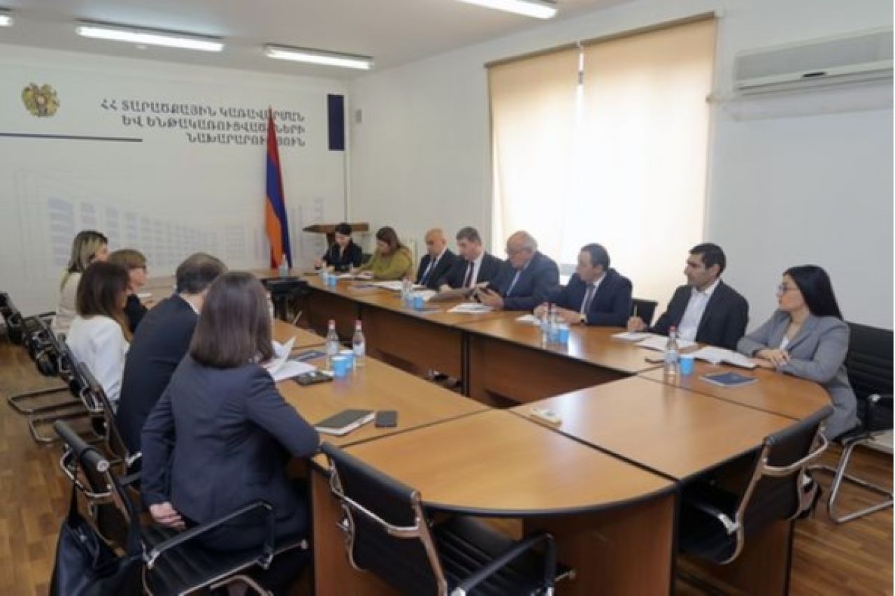 Սանոսյանն ընդունել է KfW Գերմանական զարգացման բանկի Արևելյան Եվրոպայի, Կովկասի և Կենտրոնական Ասիայի տնօրեն Վերոնիկա Գարսիա դել Արկոյի գլխավորած պատվիրակությանը