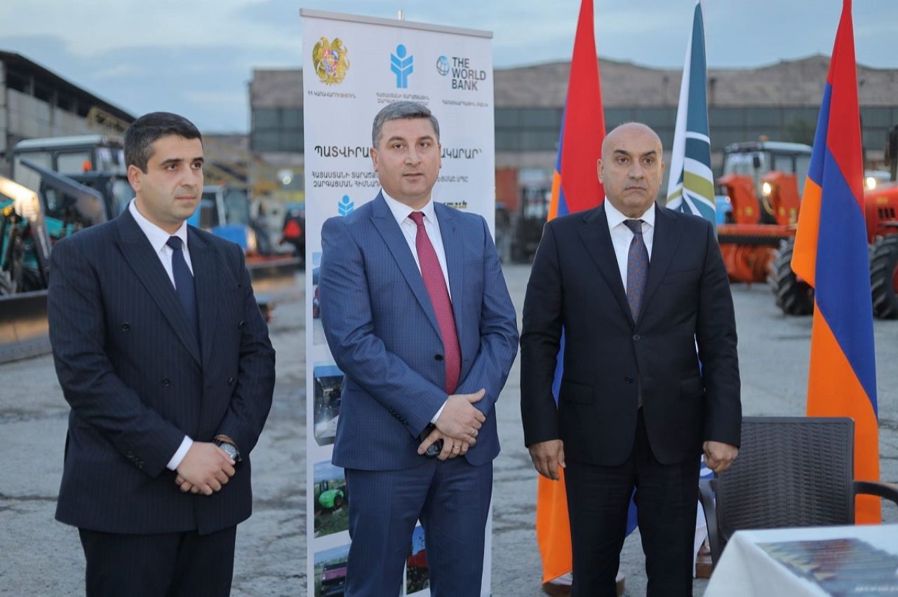 4 մարզի 7 համայնքի հատկացվել է տեխնիկա-սարքավորումների հերթական խմբաքանակը