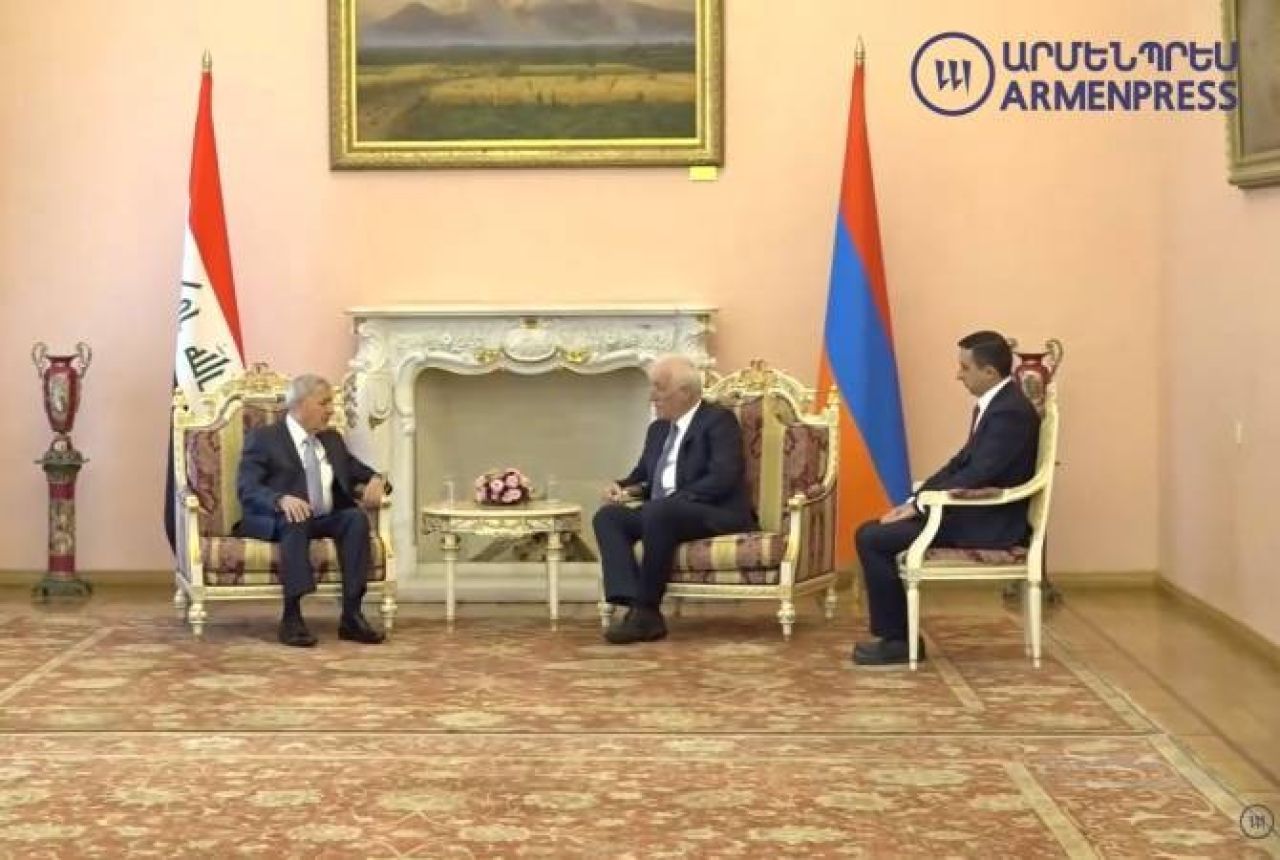 Կայացել է Հայաստանի և Իրաքի նախագահների առանձնազրույցը
