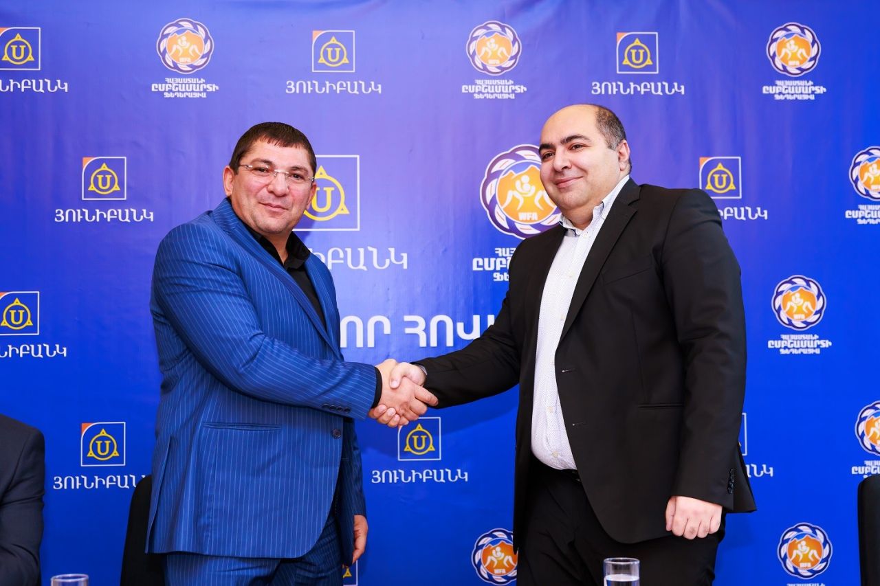 Юнибанк стал главным спонсором Федерации борьбы Армении