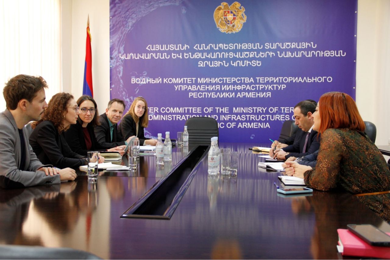 Ջրային կոմիտեն Զարգացման ֆրանսիական գործակալության հետ այս պահին իրականացնում է երկու մեծ  ծրագրեր