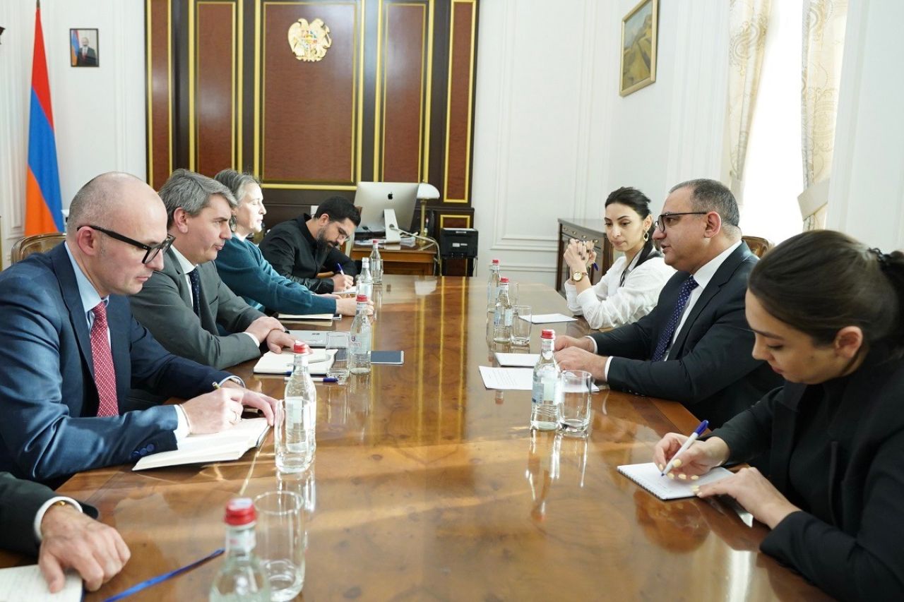 Փոխվարչապետ Տիգրան Խաչատրյանն ընդունել է Եվրոպական ներդրումային բանկի պատվիրակությանը
