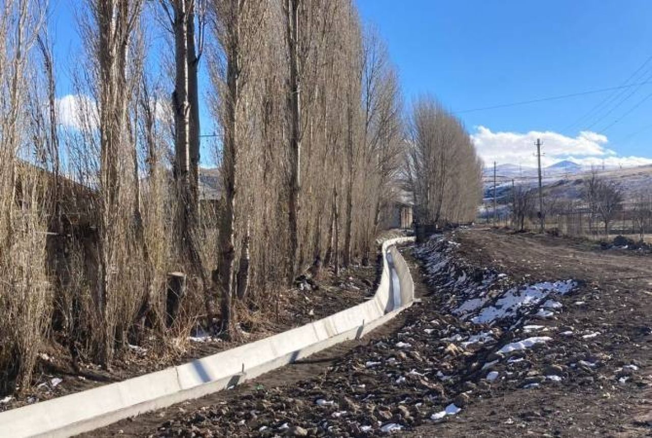 Լուսակունք գյուղում կառուցվել է ոռոգման ցանց, հիմնանորոգվել է հեղեղատարի հատակը