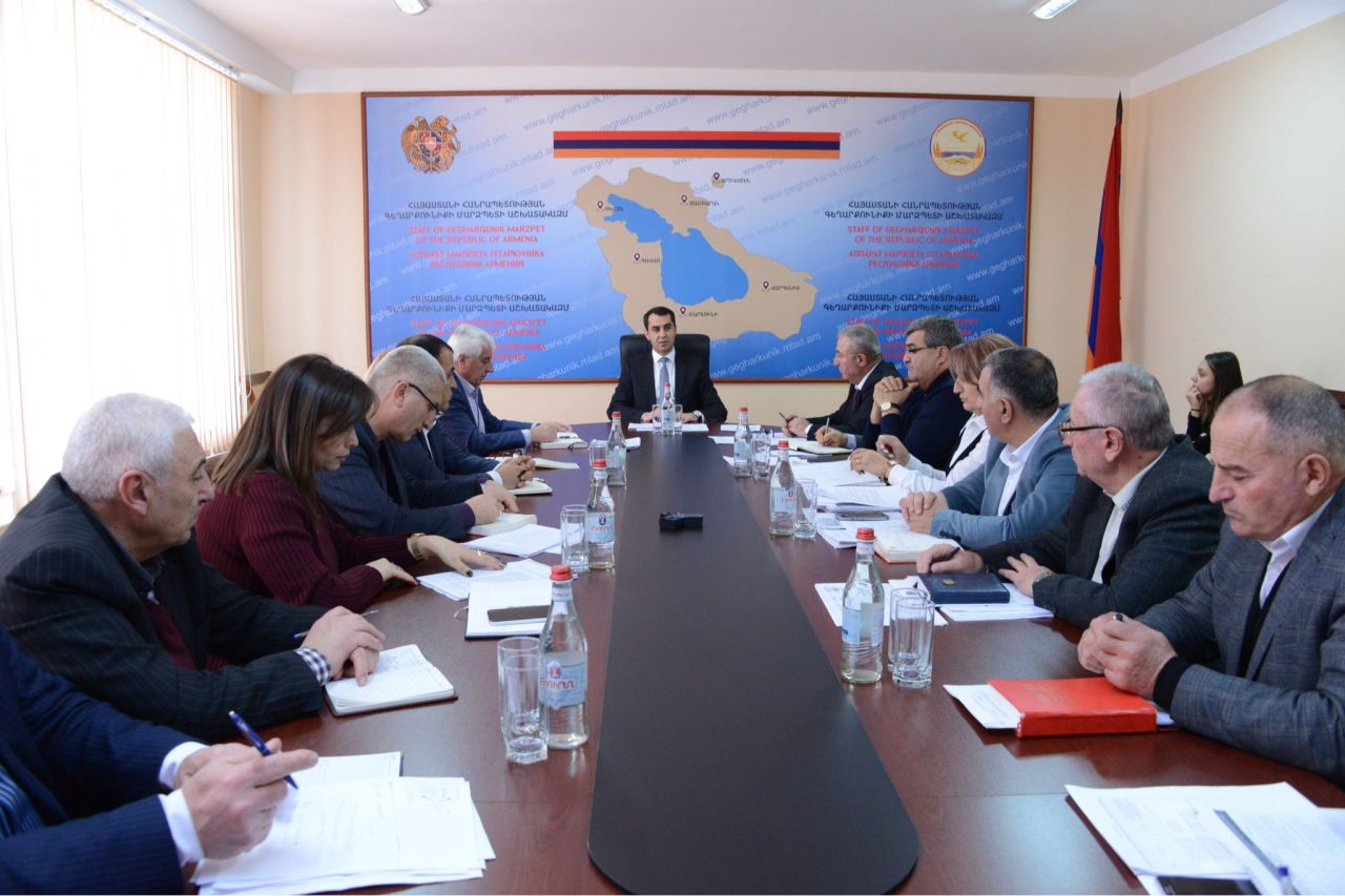 Գեղարքունիքի մարզպետ Կարեն Սարգսյանն ամփոփել է 2023 թվականի աշխատանքային տարին