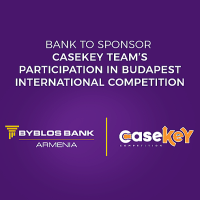 Byblos Bank Armenia to sponsor CaseKey team’s participation in Budapest’s CUBE 2024