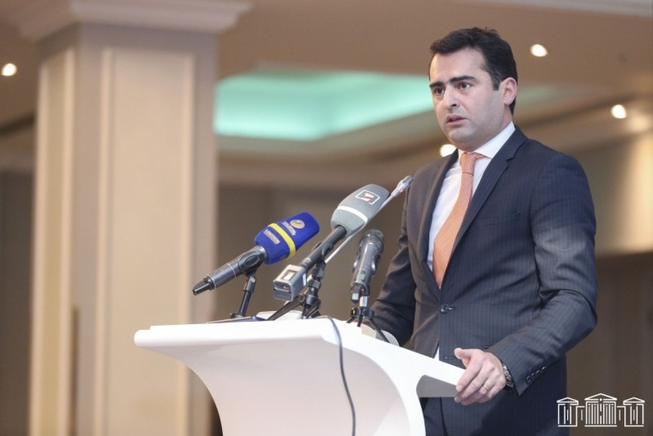 ԱԺ փոխնախագահ Հակոբ Արշակյանը ողջույնի խոսքով է հանդես եկել Առաջատար տեխնոլոգիաների ձեռնարկությունների միության տարեկան համաժողովում