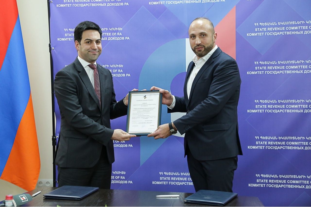 Հայաստանի Հանրապետությունում արդեն կա առաջին լիազորված տնտեսական օպերատորը