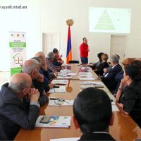 Սյունիքի մարզպետարանում քննարկվել է «Շենքերի էներգաարդյունավետ արդիականացմանն ուղղված ներդրումների ռիսկերի նվազեցում» ծրագիրը