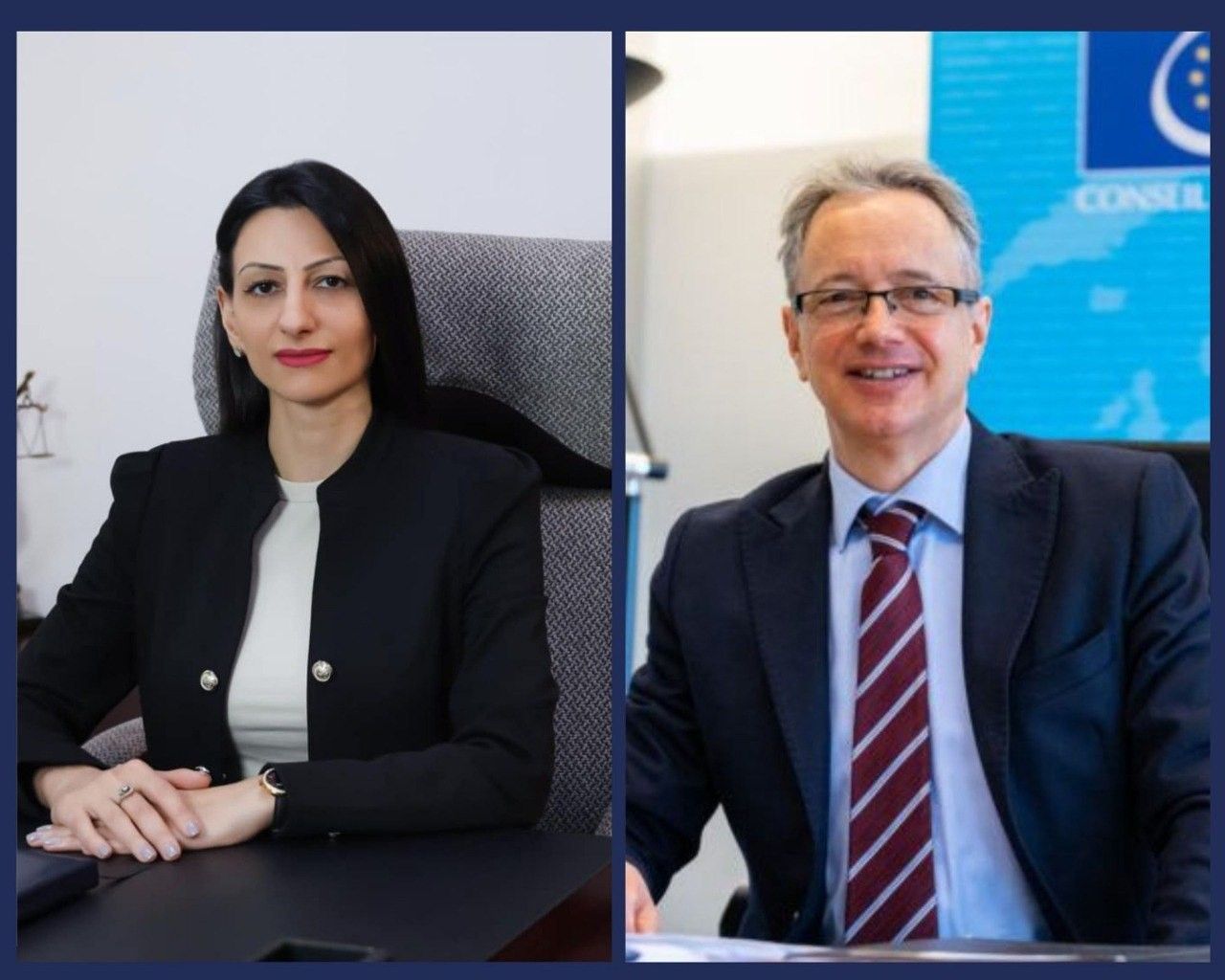 Պաշտպան Անահիտ Մանասյանը Ստրասբուրգում հանդիպել է ԵԽ ծրագրերի համակարգման տնօրեն Կլաուս Նոյկիրխի հետ