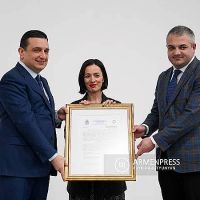ԵՊԲՀ-ին հանդիսավոր արարողությամբ հանձնվեց միջազգային հավատարմագրման հավաստագիրը