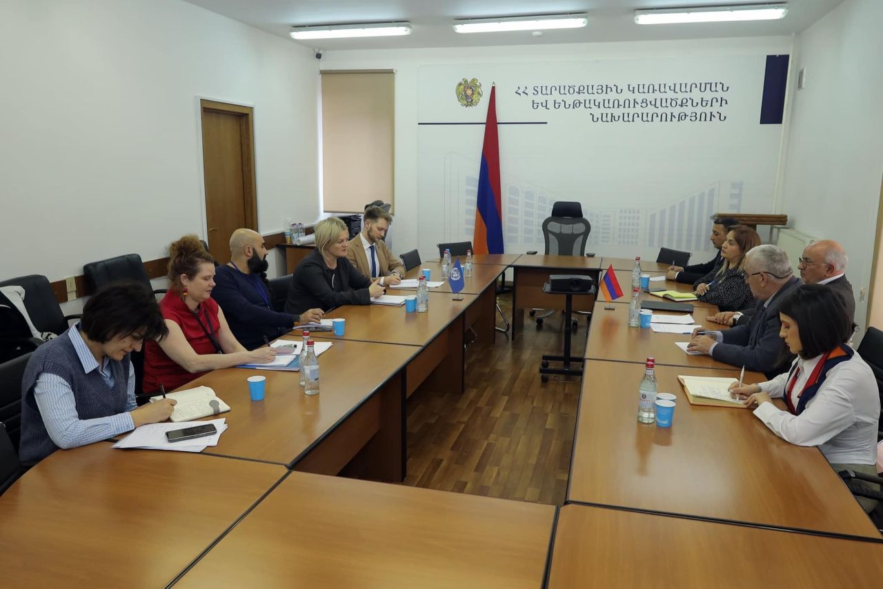 Վաչե Տերտերյանն ընդունել է Հյուսիսային Աֆրիկայի և Արևելյան Եվրոպայի տարածաշրջանային տնօրենի տեղակալ Քեյթ Նյուտոնի գլխավորած պատվիրակությանը