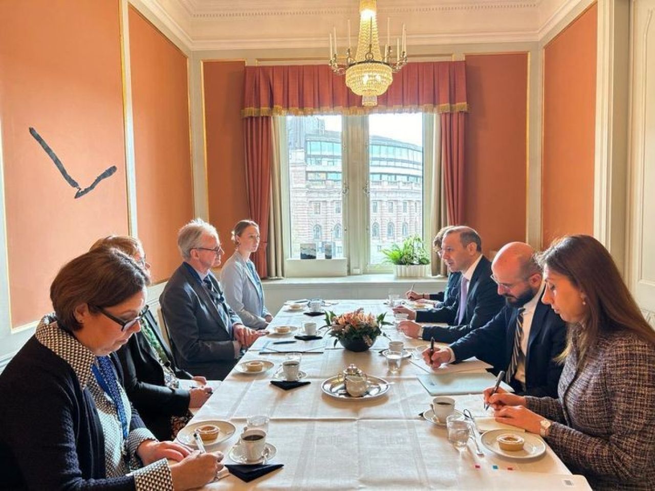 Արմեն Գրիգորյանը հանդիպել է Շվեդիայի վարչապետի գրասենյակի ԵՄ հարցերով նախարարի պետական քարտուղար Քրիստիան Դանիելսոնի հետ