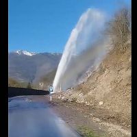 Վանաձոր-Ալավերդի-ՀՀ պետական սահման միջպետական ճանապարհի 23-րդ կմ- ում ջրատար խողովակի վթար է տեղի ունեցել