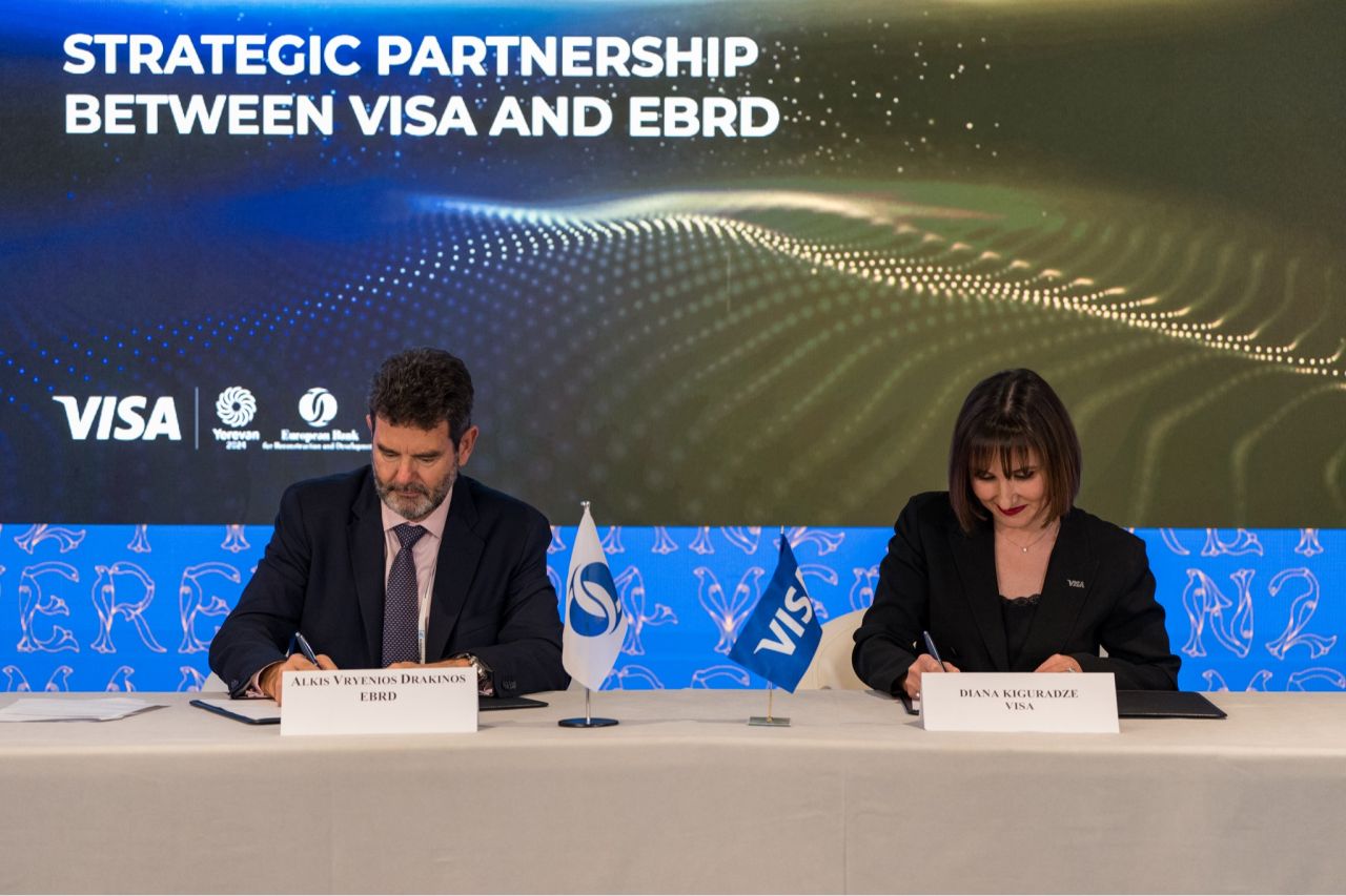 Visa and EBRD sign Memorandum of Understanding to boost digital payments, SMEs and female empowerment