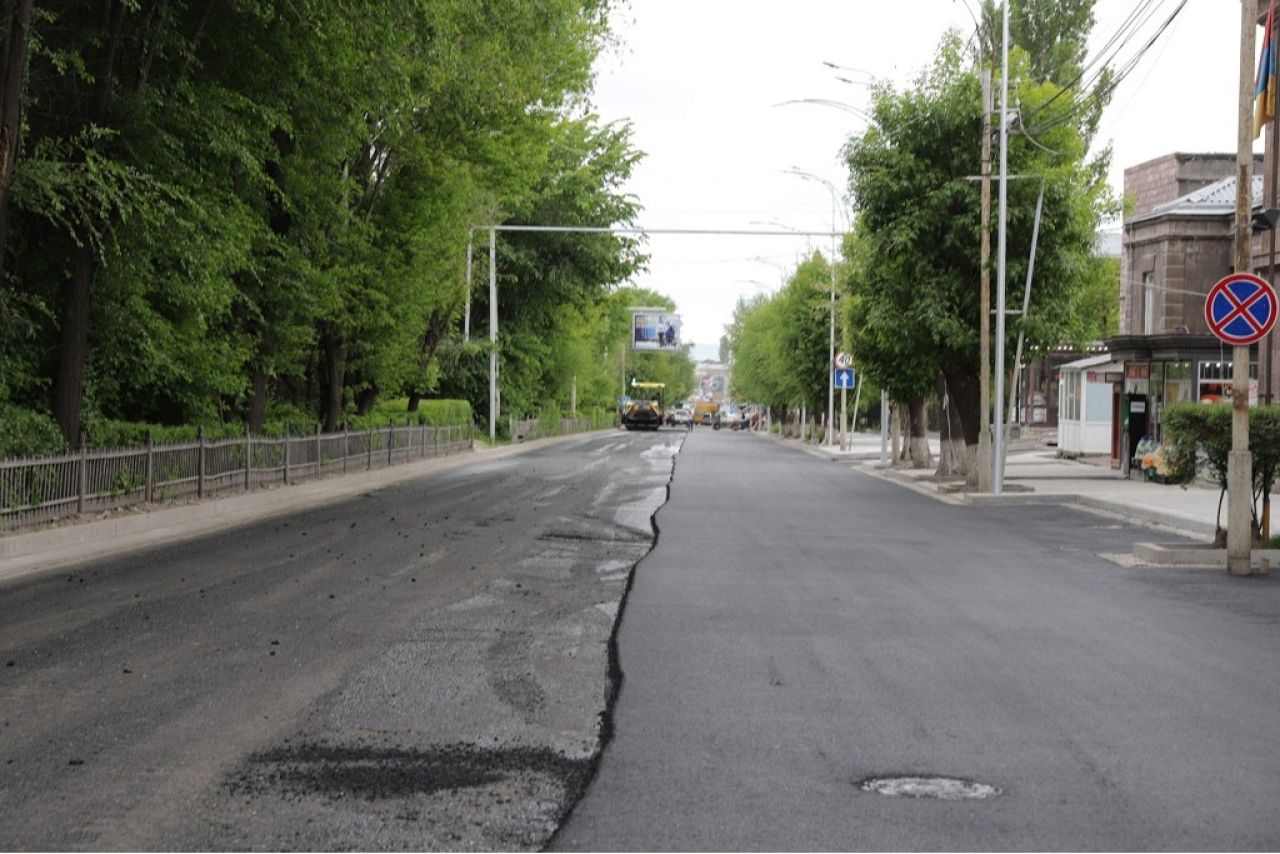 Գյումրու Հաղթանակի պողոտայում ընթացքի մեջ են հիմնանորոգման աշխատանքները