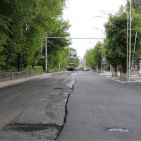 Գյումրու Հաղթանակի պողոտայում ընթացքի մեջ են հիմնանորոգման աշխատանքները