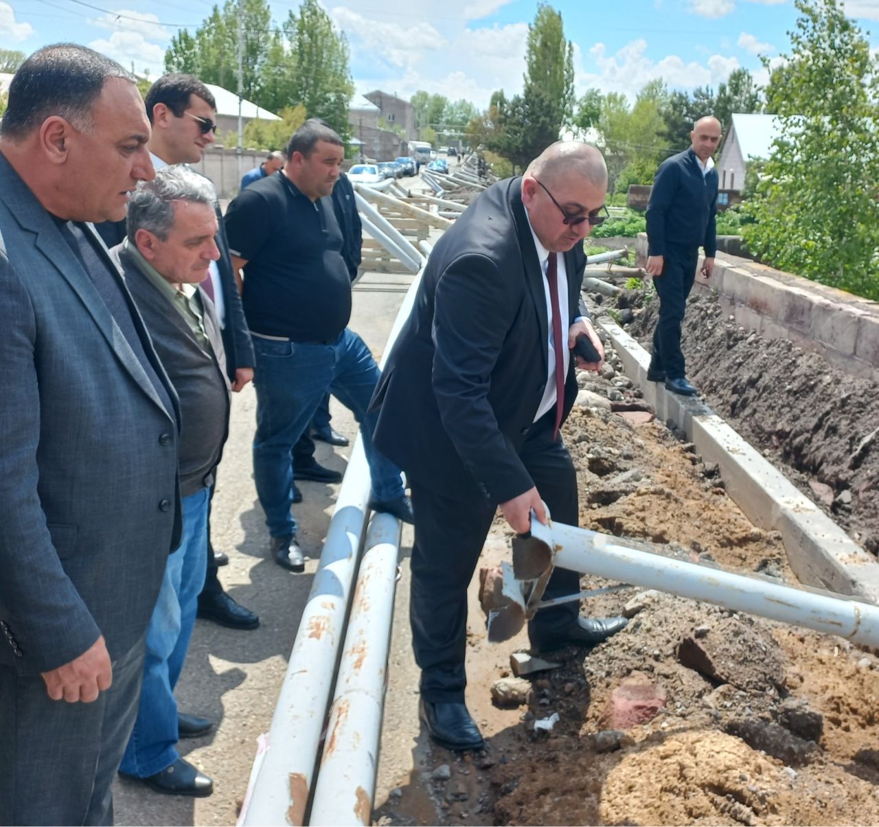 Հորդառատ անձրևների պատճառով Մեծ Մանթաշում փլուզվել է 350 մետր գազատար․ Շիրակի մարզպետը եղել է Մեծ Մանթաշում