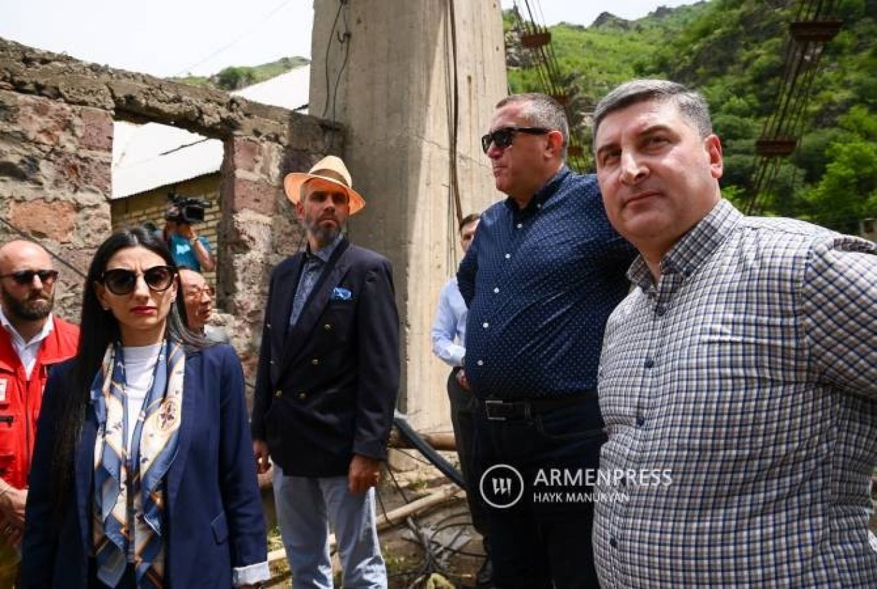 Հայաստանում հավատարմագրված դիվանագիտական ներկայացուցչությունների անդամներն այցելել են աղետի գոտի
