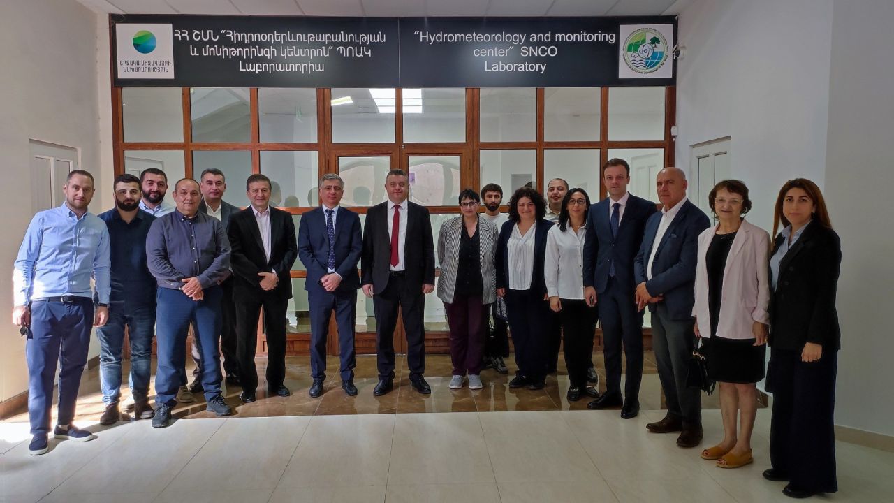 Շրջակա միջավայրի նախարարության «Հայհիդրոմետ» ՊՈԱԿ-ը հյուրընկալել է գործակալության ղեկավար Վասիլ Գեդևանիշվիլիին