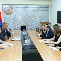 Նարեկ Մկրտչյանն ընդունել է Հայաստանում Եվրոպայի Խորհրդի գրասենյակի ղեկավար Մաքսիմ Լոնգանգեին