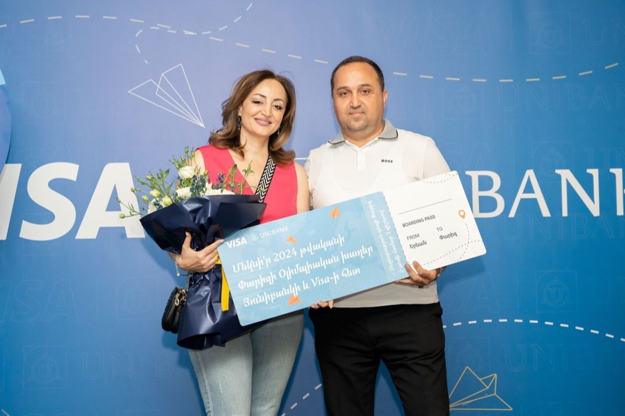 Յունիբանկի երկու Visa քարտապաններ կմեկնեն Փարիզ՝ Օլիմպիական խաղերը դիտելու