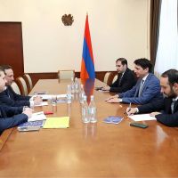 Նախարար Վահե Հովհաննիսյանը հանդիպում է ունեցել Բեռլին Էքոնոմիքսի գործադիր տնօրեն Ռիկարդո Ջիուչիի հետ