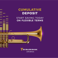 Cumulative deposit on flexible terms. Byblos Bank Armenia's new offer