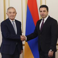 Ալեն Սիմոնյանն ընդունել է Սեւծովյան տնտեսական համագործակցության կազմակերպության գլխավոր քարտուղար Լազար Կոմանեսկուին