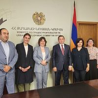 ՄԱԶԾ մշտական ներկայացուցիչ Նաթիա Նացվլիշվիլիին  հանդիպում է ունեցել Քաղաքաշինության կոմիտեի նախագահ Եղիազար Վարդանյանի հետ