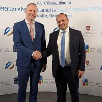 Նարեկ Մկրտչյանը հանդիպում է ունեցել Իսլանդիայի սոցիալական հարցերի և աշխատանքի նախարար Գուդմունդուր Ինգի Գուդբրանդսոնի հետ