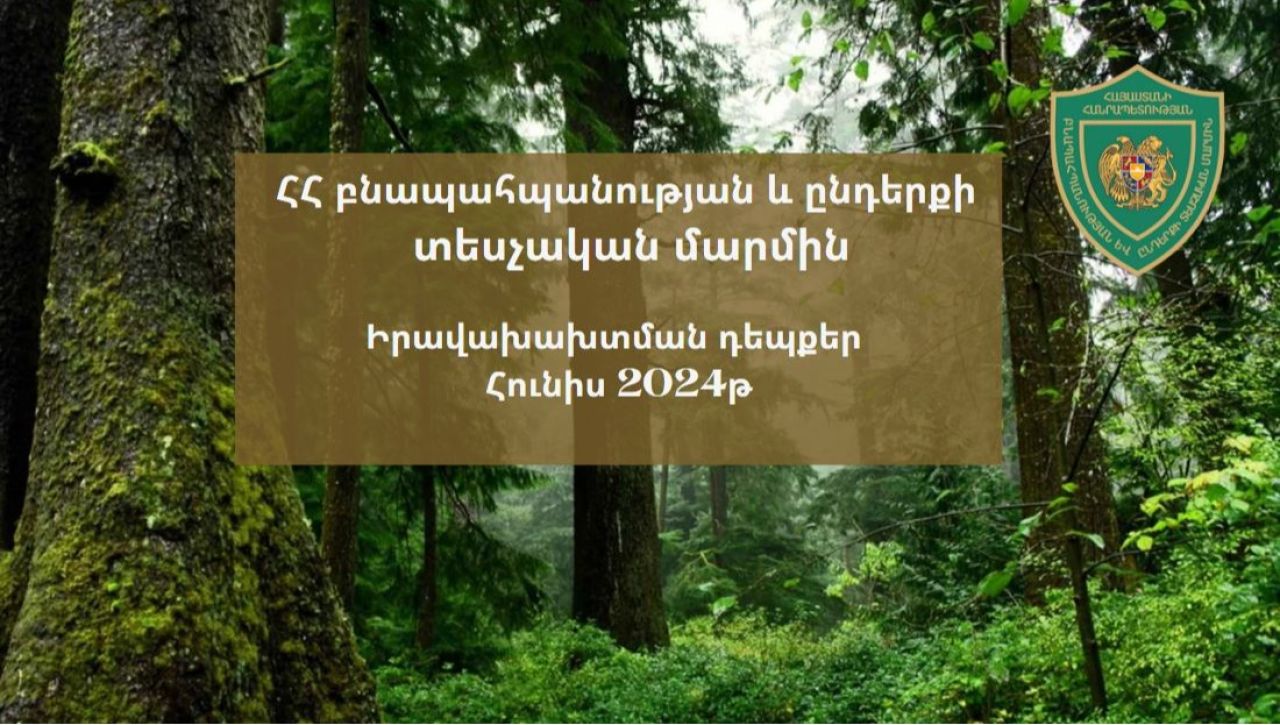ՀՀ բնապահպանության և ընդերքի տեսչական մարմնի 2024 թ. հունիսին կատարած աշխատանքների հաշվետվություն