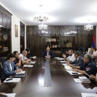 Շիրակի մարզպետի մոտ տեղի է ունեցել Գյումրիում կայանալիք «Ֆեստիվառ» փառատոնին նվիրված հանդիպում