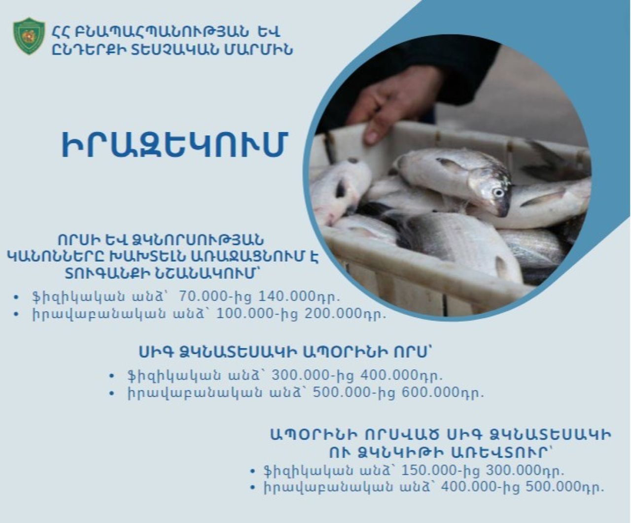 ՀՀ ԲԸՏՄ. Իրազեկում վարչական իրավախախտումների վերաբերյալ ՀՀ օրենսգրքում իրականացված լրացումների և փոփոխությունների