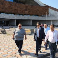 Քաղաքաշինության կոմիտեի նախագահը շրջայց է կատարել Կարեն Դեմիրճյանի անվան մարզահամերգային համալիրի տարածքում