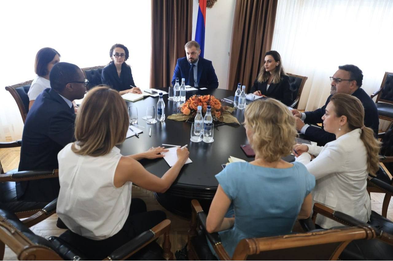 Գևորգ Պապոյանը ընդունել է Համաշխարհային բանկի հայաստանյան գրասենյակի ղեկավար Կարոլին Գեգինատին