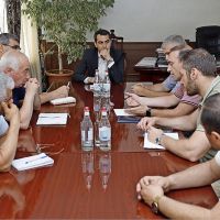 Գեղարքունիքի մարզպետ Կարեն Սարգսյանն ընդունել է GIZ կազմակերպության EU4Sevan ծրագրի ներկայացուցիչներին