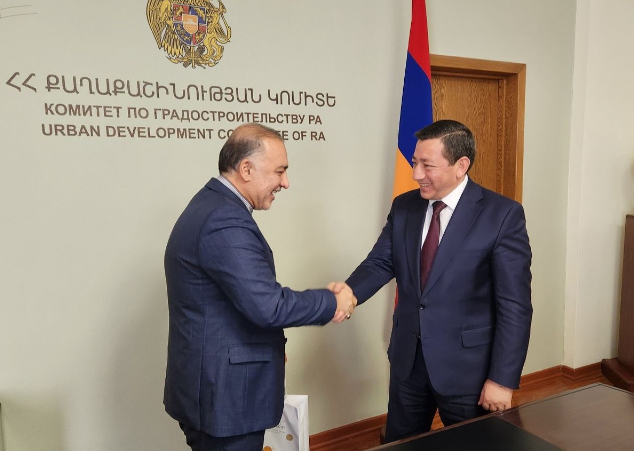 Քաղաքաշինության կոմիտեի նախագահը հյուրընկալել է Հայաստանում Իրանի Իսլամական Հանրապետության դեսպանին