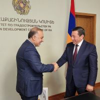 Քաղաքաշինության կոմիտեի նախագահը հյուրընկալել է Հայաստանում Իրանի Իսլամական Հանրապետության դեսպանին